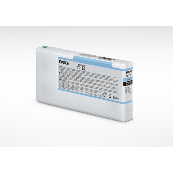 Epson T9135 Light Cyan Ink Cartridge [200ml] (T9135 LIGHT CYAN INK CARTRIDGE-200ML)