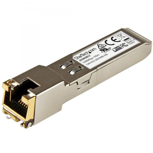 StarTech.com Modulo SFP compatibile con HPE JD089B - 1000BASE-T -SFP a RJ45 Cat6/Cat5e - 1GE Gigabit Ethernet SFP - RJ-45 100m - HPE 5820AF, 12500, 5500 (Startech HPE JD089B Compatible SFP Module, 10