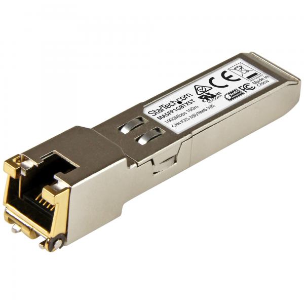 StarTech.com Cisco Meraki MA-SFP-1GB-TX Compatibile - Modulo ricetrasmettitore SFP - 10/100/1000BASE-TX (GB RJ45 COPPER SFP TRANSCEIVER - MODULE-MA-SFP-1GB-TX COMPATIBLE)