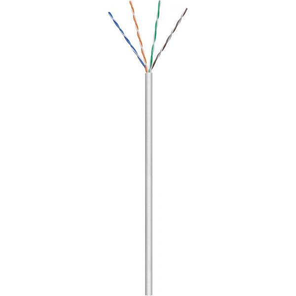 Microconnect KAB001-305 cavo di rete Grigio 305 m Cat5e U/UTP [UTP] (U/UTP CAT5e 305m Grey PVC, - Stranded Stranded, AWG 26/7, - CCA Non-terminated flexible data-/patchcable for Home/indoor using, pa