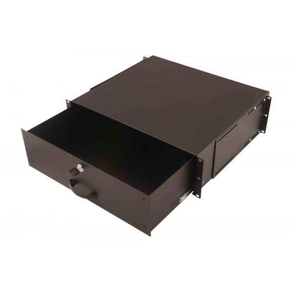 Digitus 19 Lockable Drawer (DIGITUS DOCUMENT STORAGE 3U - BLACK F NETWORK+SERVER CABINETS)