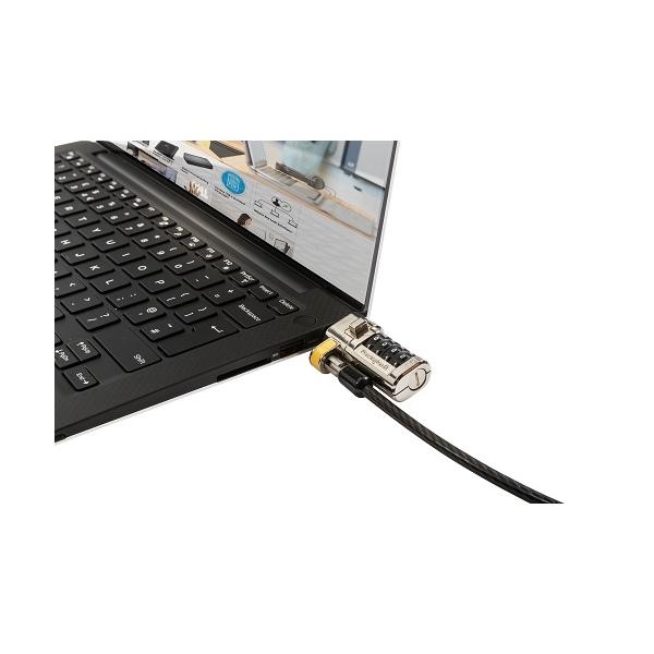 DELL 461-AAEU cavo di sicurezza Nero, Acciaio inox 1,8 m (^CLICKSAFE COMBINATION LOCK)