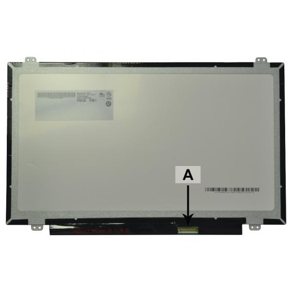 2-Power 2P-5D10H13021 ricambio per laptop Display (14.0 1366x768 HD Glossy With Lugs)