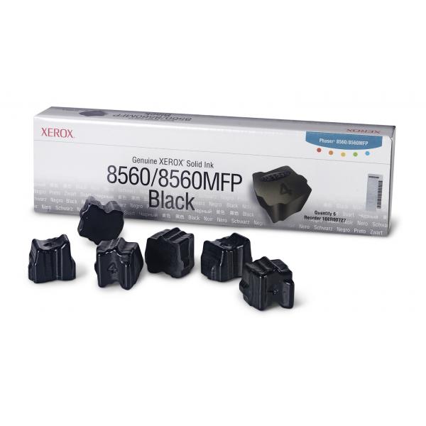 Xerox Inchiostro solido in barrette Nero da 6.800 pagine per Phaser 8560 / 8560MFP [108R00727] (XEROX 8560 6pack INK BLACK XEROX 8560)