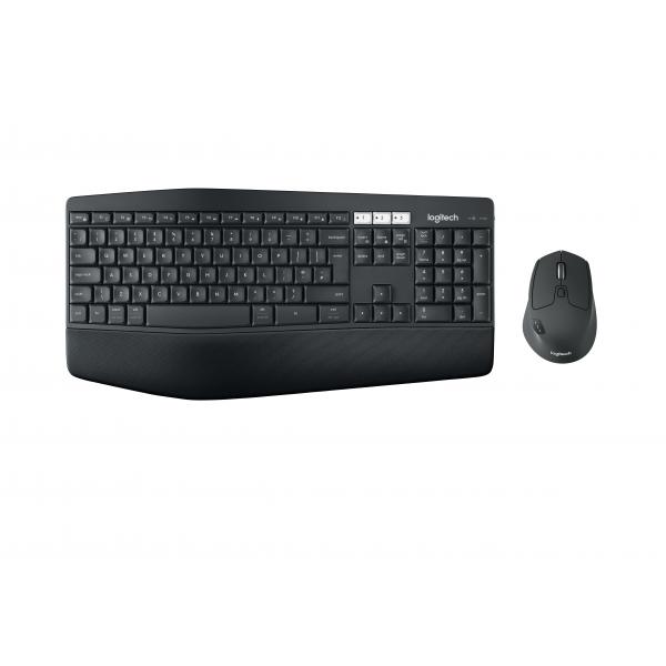 Logitech 920-008229 tastiera Mouse incluso Universale RF senza fili + Bluetooth QWERTY Nordic Nero (Logitech MK850 Wireless Combo Keyb+Mouse, Nordic. KEYBOARD: Nordics. WARRANTY: 2YM)