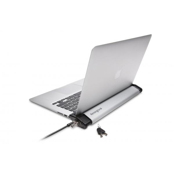 Kensington Locking station 2.0 per laptop senza lucchetto da utilizzare insieme con lucchetti con chiave master (Kensington Laptop Locking Station 2.0 silver)