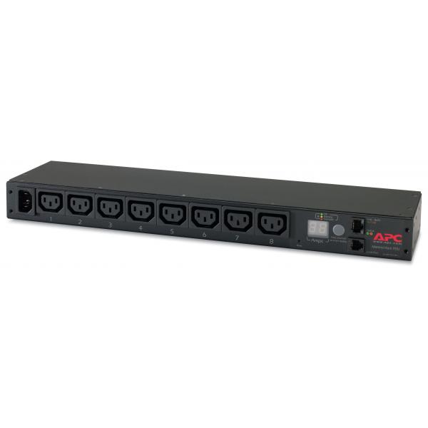 APC AP7820B unità di distribuzione dell'energia [PDU] 8 presa[e] AC 0U/1U Nero (RACK PDU METERED 1U 12A/208V - 10A/230V [8] C13S)