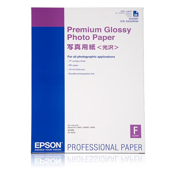 Epson Premium Glossy Photo Paper (PREMIUM GLOSSY PHOTOPAPER-A2 25S-255)