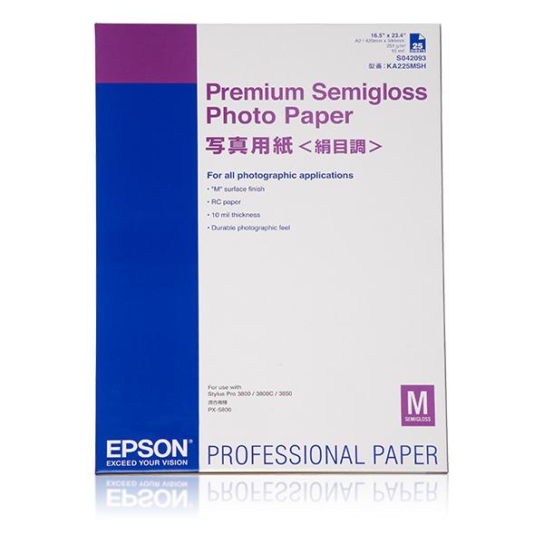 Epson Premium Semigloss Photo Paper (PREM SEMIGLOSS PHOTOPAPER-A2 25S-250)