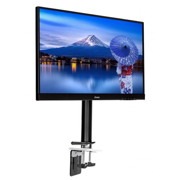 iiyama DS1001C-B1 Supporti a parete per TV 76,2 cm [30] Scrivania Nero (DS1001C-B1 Single Screen Desk Top Mount)