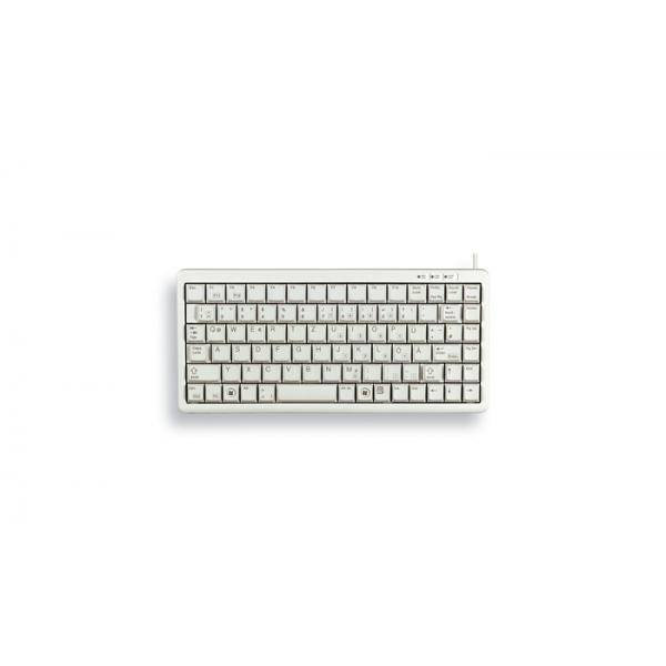 CHERRY G84-4100 tastiera Universale USB QWERTY Inglese UK Grigio (CHERRY G84-4100 COMPACT KEYBOAR - UK LAYOUT WHITE) - Versione Tedesca