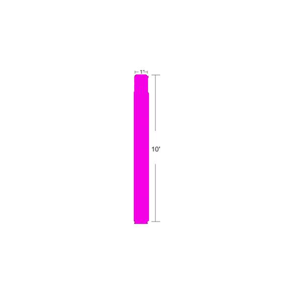 Zebra Z-Band Fun Wristband Bianco Etichetta per stampante autoadesiva (Z-BAND FUN 25X254MM - 350 BANDS/ROLL PINK BOX OF 4)