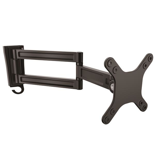 StarTech.com Braccio da Parete per Monitor a doppio Perno (MONITOR WALL MOUNT ARM SINGLE - DISPLAY VESA MOUNT DUAL SWIVEL)