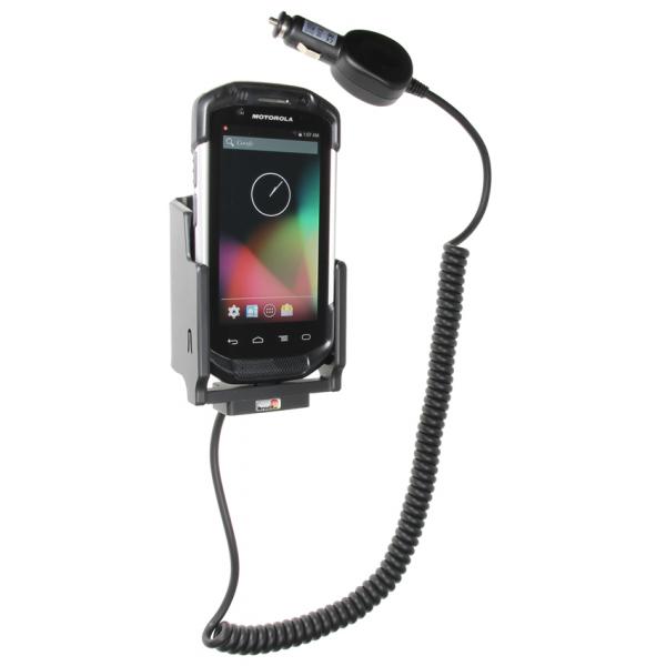 Brodit 512707 supporto per personal communication Supporto attivo Computer portatile Nero (ACTIVE HOLDER WITH CIG-PLUG - MOTOTROLA TC75)