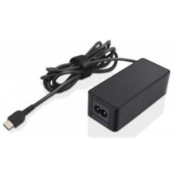 Lenovo 4X20M26256 Caricabatterie per dispositivi mobili Computer portatile, Tablet Nero AC Interno (Lenovo 4X20M26256 45W USB-C AC Adapter with EU Plug)