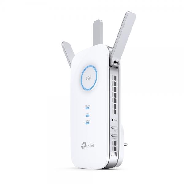 TP-Link RE550 moltiplicatore di rete Ricevitore e trasmettitore di rete Bianco 10, 100, 1000 Mbit/s (TP-LINK RE550 - Wi-Fi-Range-Extender - Wi-Fi)