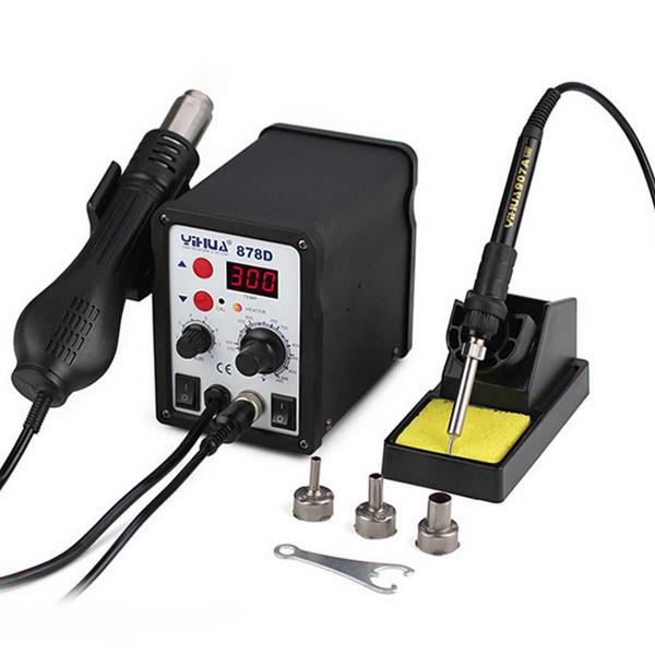 CoreParts MOBX-TOOLS-020 strumento di riparazione di dispositivi elettronici (Hot Air Gun with Soldering - Iron Soldering iron Set and - heatgun For Tablet, Mobile, Computer - Warranty: 12M)
