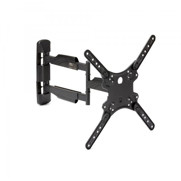 StarTech.com Montaggio a parete per TV Full Motion - Display VESA da 32-55 pollici [77lb/35kg] - Montaggio a parete per TV a schermo piatto universale a basso profilo - Supporto per braccio articolat