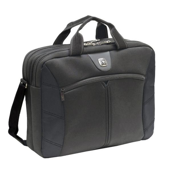 Wenger/SwissGear Sherpa 16 40,6 cm [16] Borsa da corriere Nero (Wenger Icons Business Sherpa Black)