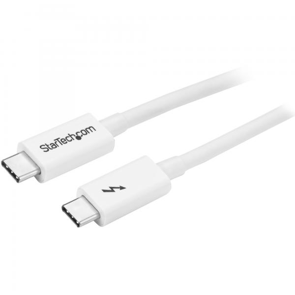 StarTech.com Cavo Thunderbolt 3 da 1m, 20Gbps, 100W PD, 4K, Certificato Thunderbolt, Compatibile con Thunderbolt 4/USB 3.2/DP Alt Mode/USB4 (1M THUNDERBOLT 3 CABLE USB C - 20GBPS TB3/USBC DISPLAYPORT