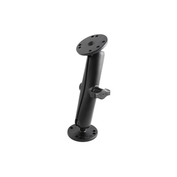 RAM Mounts RAM-B-101U-C parte e accessorio per supporti (RAM 1 Ball Mount - With Long Double Socket Arm & - 2/2.5 Round Bases - Warranty: 300M)