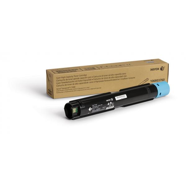 Xerox Cartuccia toner Ciano a Alta capacità da 10100 Pagine per Stampante a colori ® VersaLink® C7000 [106R03760] (VERSALINK C7000 CYAN TONER - HIGH CAPACITY CARTRIDGE 10.1K P)