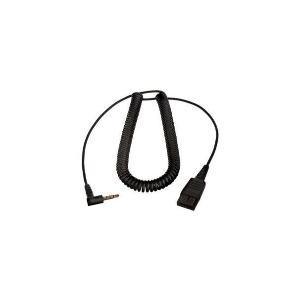 Jabra 8800-01-102 accessorio per cuffia Cavo (JABRA PC CORD QD TO 3.5 MM - MAC BOOKS BIZ 1500 2300 2400 II)