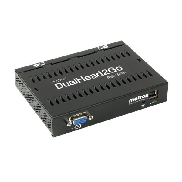 Matrox DualHead2Go Digital Edition VGA 2x DVI-I (Matrox DualHead2Go Digital Adapter)