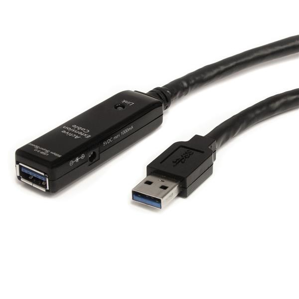 StarTech.com Cavo di estensione Active USB 3.0 5 m - M/F (5M USB 3.0 ACTIVE EXTENSION CAB - - M/F)