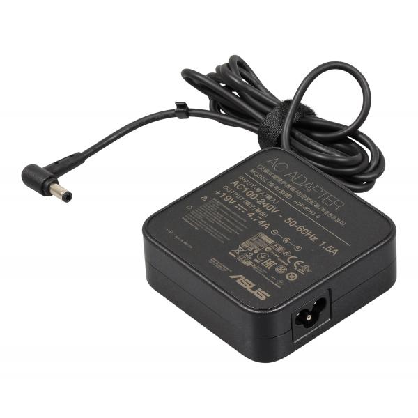 ASUS 04G266006220 adattatore e invertitore Interno 90 W Nero (AC Adapter 90W 19V - 4.74A 5.5 2.5mm 3-Pin - Warranty: 3M)