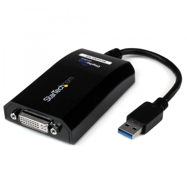 StarTech.com Adattatore USB 3.0 a DVI / VGA - 2048x1152 - Scheda video e grafica esterna - Convertitore/ Adattatore per doppio monitor DVI e VGA o 2 display VGA - Supporta Mac e Windows (USB 3.0 TO D