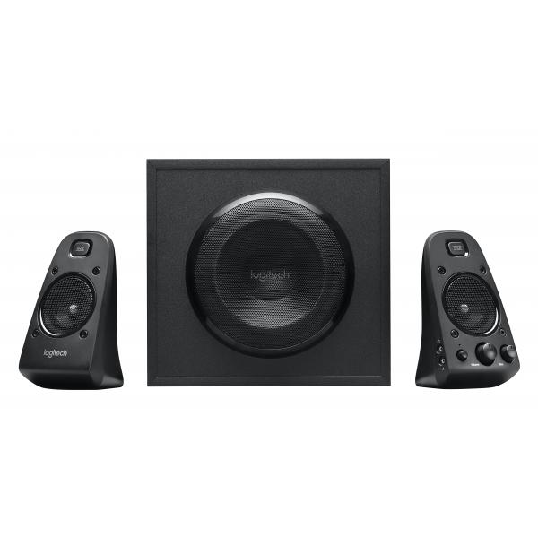 Logitech 980-000403 set di altoparlanti 200 W Universale Nero 2.1 canali 35 W (Speaker System Z623 2.1,THX-zertifiziertes 2.1-System mit 200 Watt RMS Gesamtleistung und dynamischem Sound mit kr?ftige