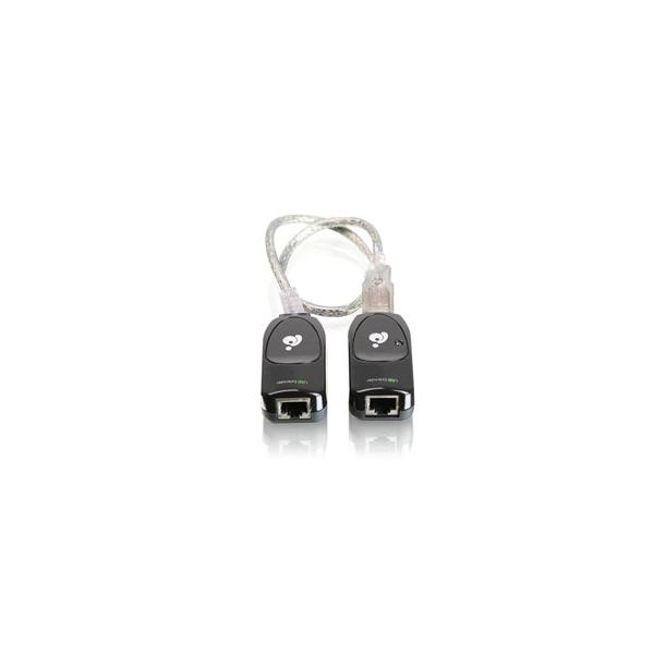 iogear USB Ethernet Extender (USB CAT 5 [CAT5e or CAT6] - Extender - Up to 198 Feet - Warranty: 36M)