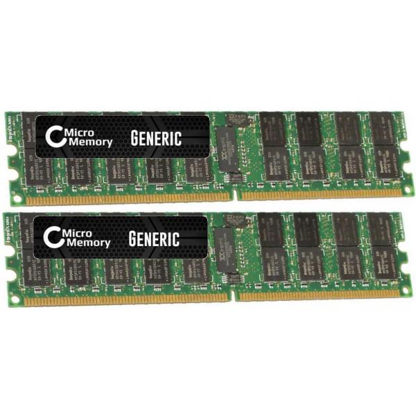 CoreParts MMD8752/8GB memoria 2 x 4 GB DDR2 Data Integrity Check [verifica integrità dati] (8GB Memory Module for Dell - 667Mhz DDR2 Major DIMM - KIT - 2x4GB 667MHz DDR2 MAJOR DIMM - KIT 2x4GB - Warr