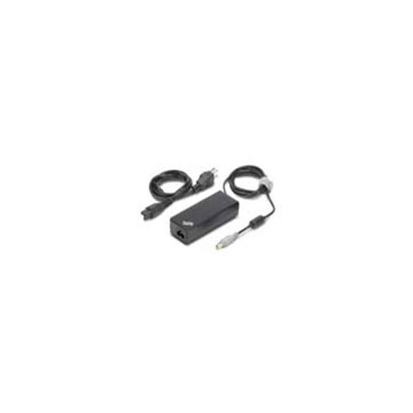 Lenovo ThinkPad and Ac Adapter adattatore e invertitore Nero (IBM 65W AC ADAPTER[US] - **New Retail** - Need US powercord - Warranty: 12M)