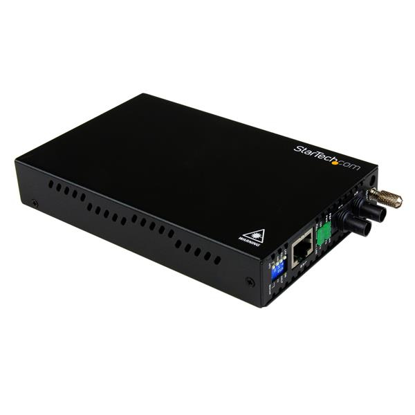 StarTech.com Convertitore media fibra multimodale 10/100 Mbps ST 2 km (MULTIMEDIA FIBRE CONVERTER - 10/100 MBPS ST 2 KM)