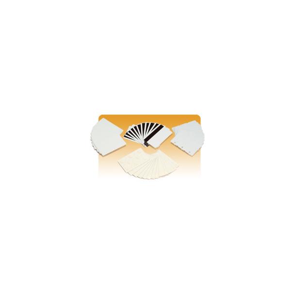 Zebra Premier PVC Card [500 Pack] (ZEBRA C CARD 10MM - ADH WITH MYLAR BACKING 500 CARDS)