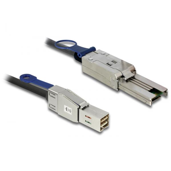 DeLOCK 2m, Mini SAS HD SFF-8644 - Mini SAS SFF-8088 Nero (2m, Mini SAS HD SFF-8644 - - Mini SAS SFF-8088 2m, Mini - SAS HD SFF-8644 - Mini SAS SFF-8088, 2 m, Mini SAS HD SFF-8644, Mini SAS - Warranty