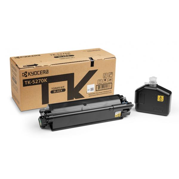 KYOCERA TK-5270K cartuccia toner 1 pz Originale Nero (KYO BLACK TONER CASETTE 8K)