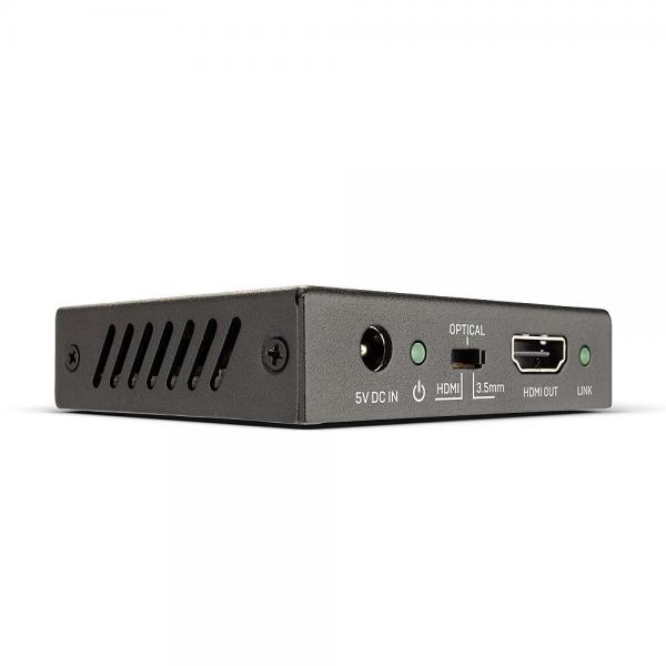 Lindy 38203 convertitore audio Nero (HDMI 18G AUDIO EMBEDDER - WITH LOOP OUT PORT)