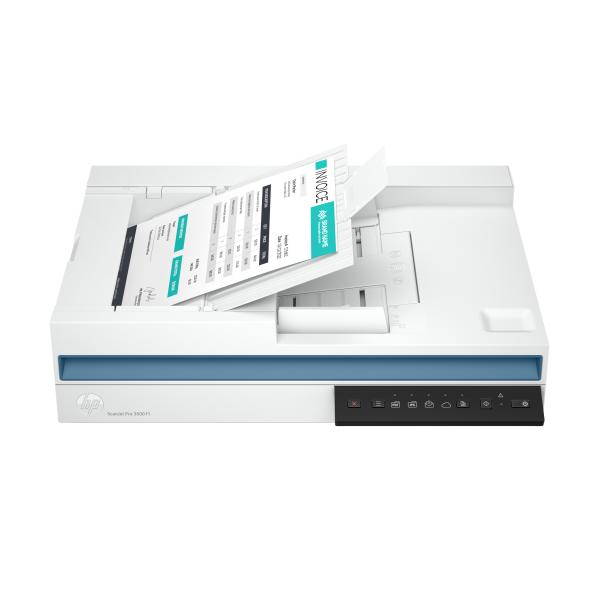 HP ScanJet Pro 3600 f1 Scanner piano 1200 x 1200 DPI A4 Bianco (Scanjet Pro 3600 F1 Flatbed & - Adf Scanner 1200 X 1200 Dpi - A4 White - Warranty: 12M)