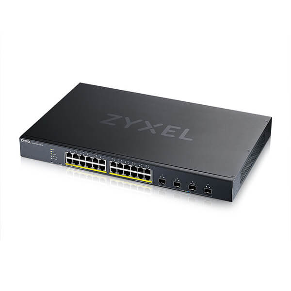 Zyxel XGS1935-28HP Gestito L2+/L3 Gigabit Ethernet [10/100/1000] (Zyxel XGS1935 Series XGS1935-28HP - Switch - gestito - L3 Lite - intelligente - 24 x 10/100/1000 [PoE] + 4 x 10 Gigabit SFP+ [uplink]