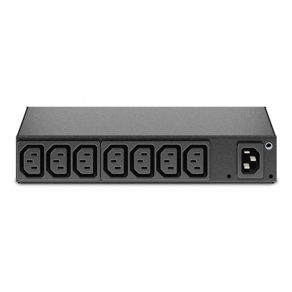 APC AP6015A unità di distribuzione dell'energia [PDU] 8 presa[e] AC 0U/1U Nero (RACK PDU BASIC 0U/1U 120-240V/ - 15A 220-240V/10A [8] C13)