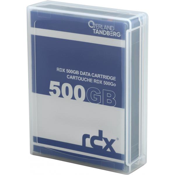 Overland-Tandberg 8541-RDX supporto di archiviazione di backup Cartuccia RDX 500 GB (RDX 500 GB Cartridge [HDD] - RDX Cartridge 500 GB, Tape - Cartridge, 1000 GB, 5000 pass[es], 10 year[s], 10 - 40 ?