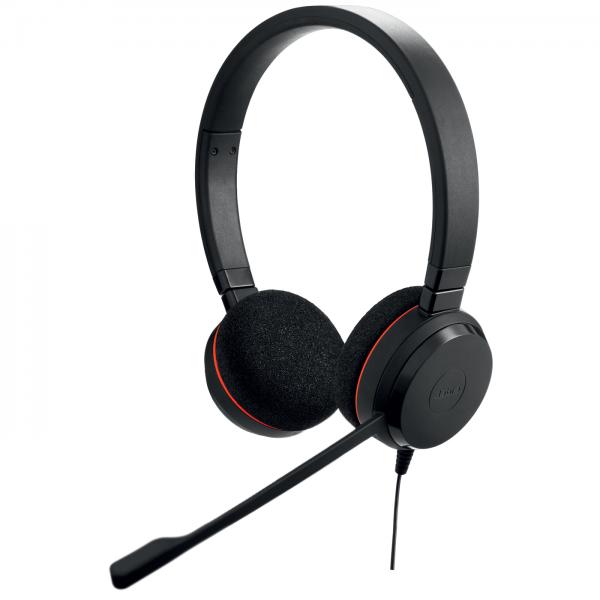 Jabra Evolve 20 Auricolare Cablato A Padiglione Ufficio USB tipo A Nero (Jabra Headset Evolve 20 MS Stereo USB-A Zertifiziert f?r Skype f?r Unternehmen)
