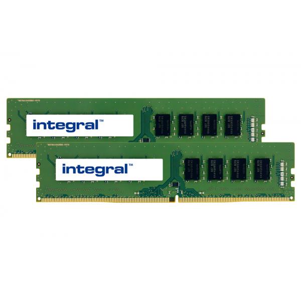 Integral Y1F58AV-IN memoria 32 GB 2 x 16 GB DDR4 288-pin DIMM (32GB [2X16GB] PC RAM MODULE KIT DDR4 2400MHZ PC4-19200 UNBUFFERED NON-ECC DIMM 1.2V 1GX8 CL17 INTEGRAL)