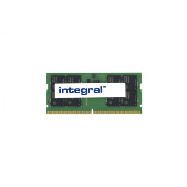 Integral SNPR62CWC/32G-IN memoria 32 GB 1 x 32 GB DDR5 262-pin SO-DIMM (32GB LAPTOP RAM MODULE DDR5 4800MTs PC5-38400 UNBUFFERED NON-ECC SODIMM 1.1V 2GX8 CL40 INTEGRAL)