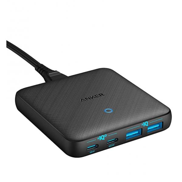 Anker 543 Powerport Atom III Universale Nero Ricarica rapida Interno (543 Powerport Atom Iii - Universal Black Fast Charging - Indoor - Warranty: 12M)