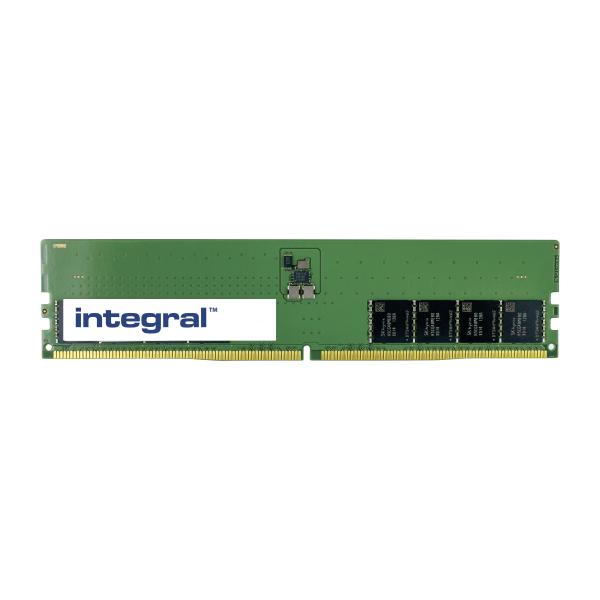 Integral M323R4GA3DB0-CWM-IN memoria 32 GB 1 x 32 GB DDR5 288-pin DIMM (32GB PC RAM MODULE DDR5 5600MTs PC5-44800 UNBUFFERED NON-ECC DIMM 1.1V 2GX8 CL46 INTEGRAL)
