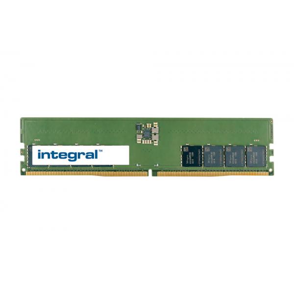 Integral RAM-16GDR5T0-UD-4800-IN memoria 16 GB 1 x 16 GB DDR5 288-pin DIMM (16GB PC RAM MODULE DDR5 4800MTs PC5-38400 UNBUFFERED NON-ECC DIMM 1.1V 2GX8 CL40 INTEGRAL)